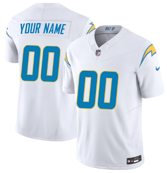 Custom Los Angeles Chargers Vapor F.U.S.E. Limited Jersey